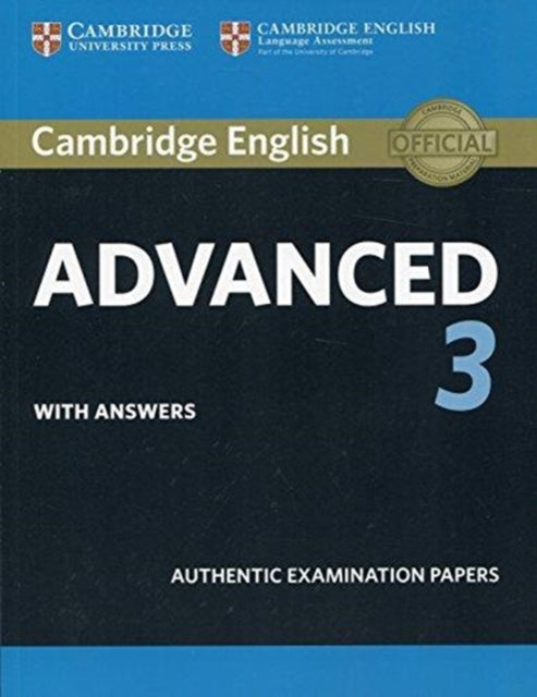 Cambridge English Advanced 3 Students Book with