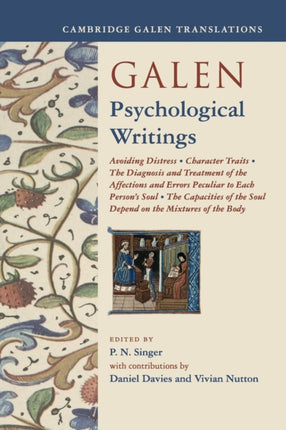 Galen Psychological Writings