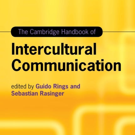 The Cambridge Handbook of Intercultural