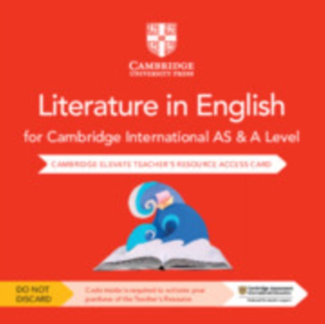 Cambridge International AS  A Level Literature in