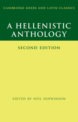 A Hellenistic Anthology