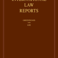 Collection image for: International law reports Books