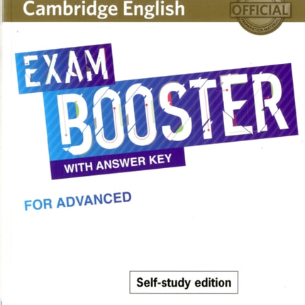 Cambridge English Exam Booster with Answer Key for Advanced  Selfstudy Edition