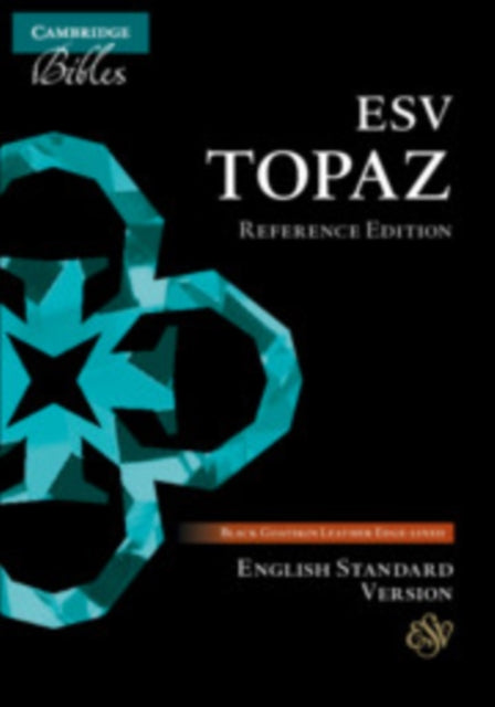 ESV Topaz Reference Edition Black Goatskin Leather ES676XRL