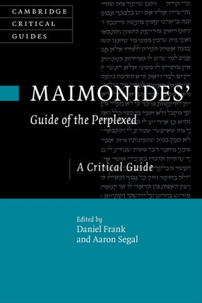 Maimonides Guide of the Perplexed