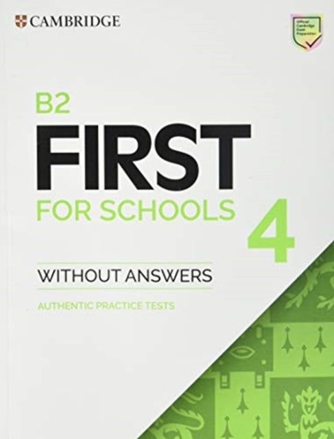 B2 First for Schools 4 Students Book without