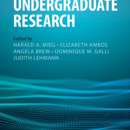 The Cambridge Handbook of Undergraduate Research