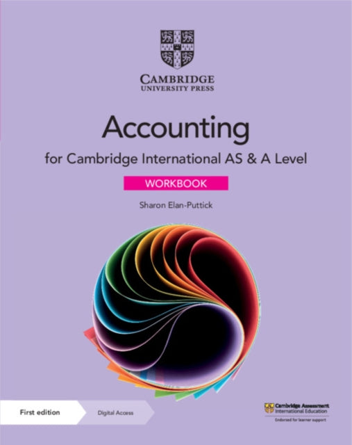 Cambridge International as  a Level Accounting Workbook with Digital Access 2 Years