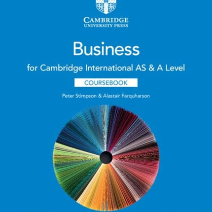 Cambridge International AS  A Level Business Coursebook with Digital Access 2 Years