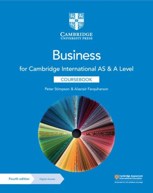 Cambridge International AS  A Level Business Coursebook with Digital Access 2 Years