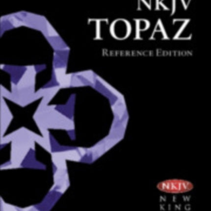NKJV Topaz Reference Edition Black Calfsplit