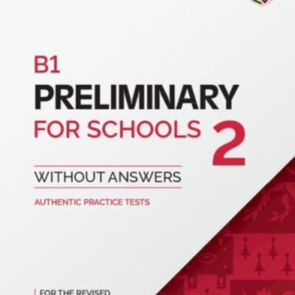 B1 Preliminary for Schools 2 Students Book