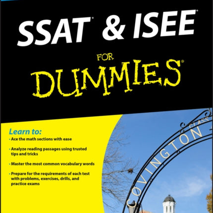 SSAT and ISEE For Dummies