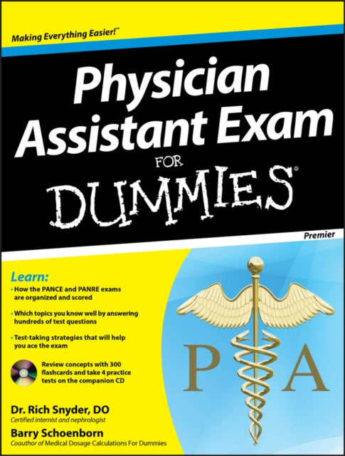 Physician Assistant Exam For Dummies with CD