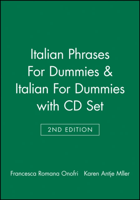 Italian Phrases For Dummies  Italian For Dummies 2nd Edition with CD Set