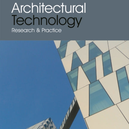 Architectural Technology: Research and Practice