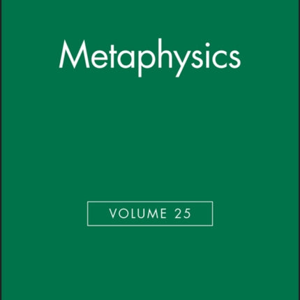 Philosophical Perspectives 25 2011  Metaphysics