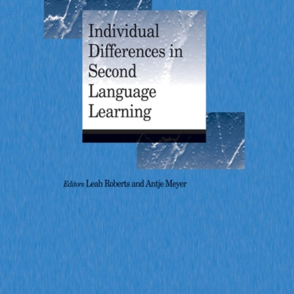 Individual Differences in Second Language