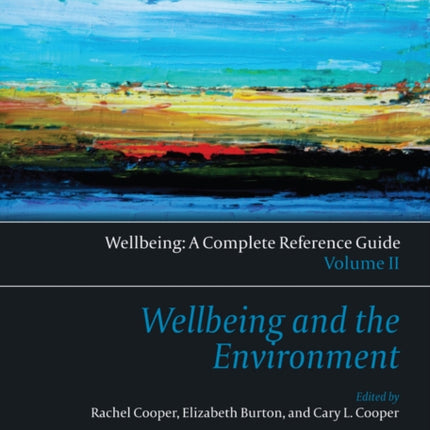 Wellbeing: A Complete Reference Guide, Wellbeing and the Environment