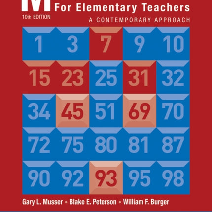 Mathematics for Elementary Teachers: A Contemporary Approach 10e Student Activity Manual