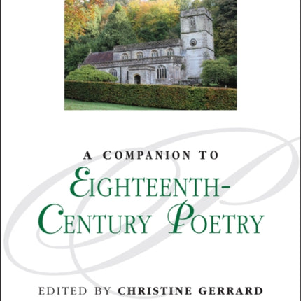 A Companion to EighteenthCentury Poetry