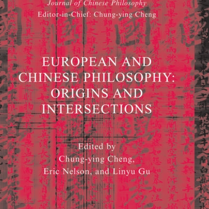 European and Chinese Traditions of Philosophy