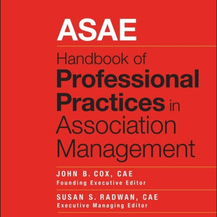 ASAE Handbook of Professional Practices in