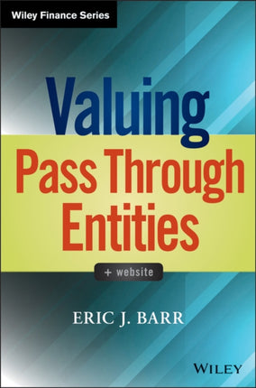 Valuing Pass-Through Entities