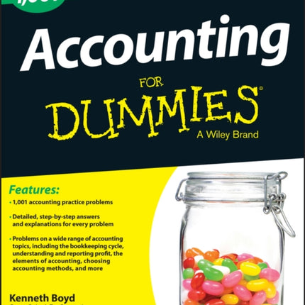 Accounting: 1,001 Practice Problems For Dummies