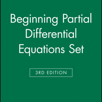 Beginning Partial Differential Equations Set