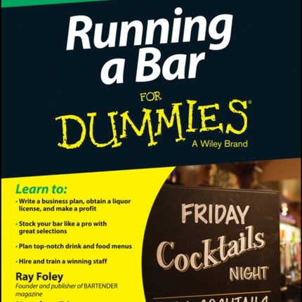 Running a Bar For Dummies