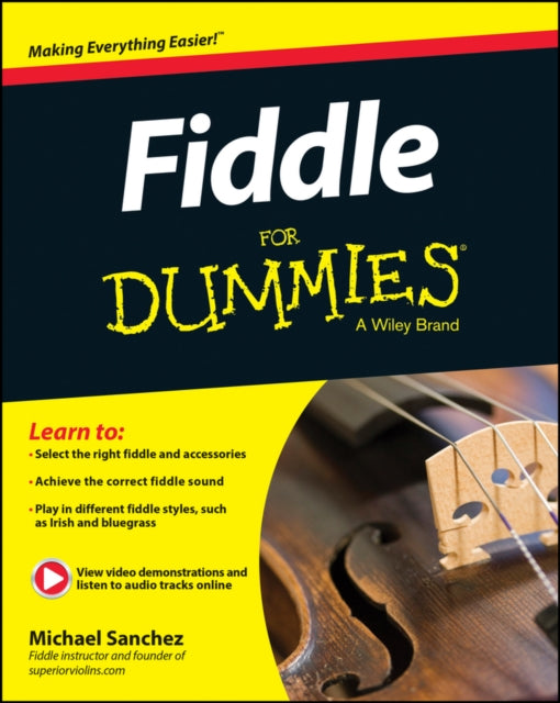 Fiddle For Dummies: Book + Online Video and Audio Instruction