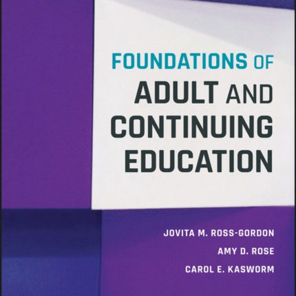 Foundations of Adult and Continuing Education