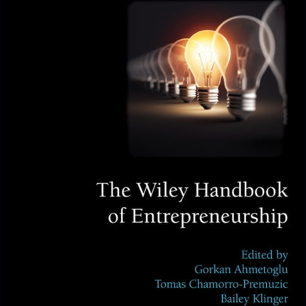 The Wiley Handbook of Entrepreneurship