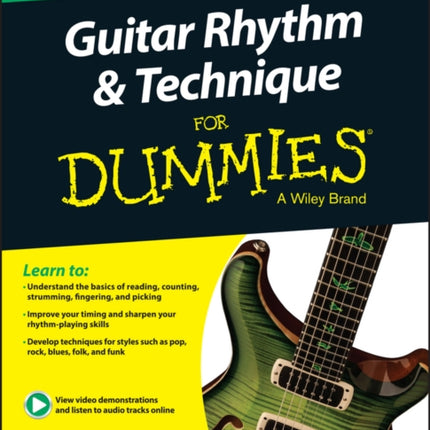 Guitar Rhythm and Techniques For Dummies, Book + Online Video and Audio Instruction