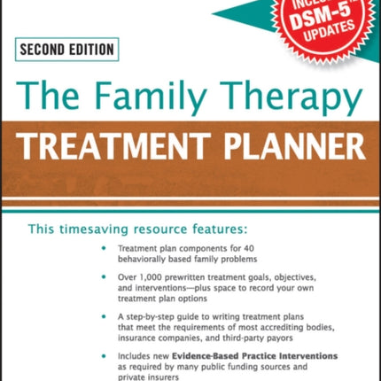 The Family Therapy Treatment Planner, with DSM-5 Updates, 2nd Edition