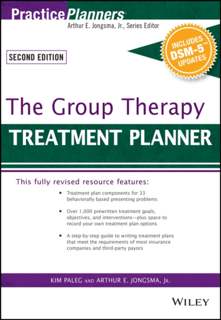 The Group Therapy Treatment Planner with DSM5