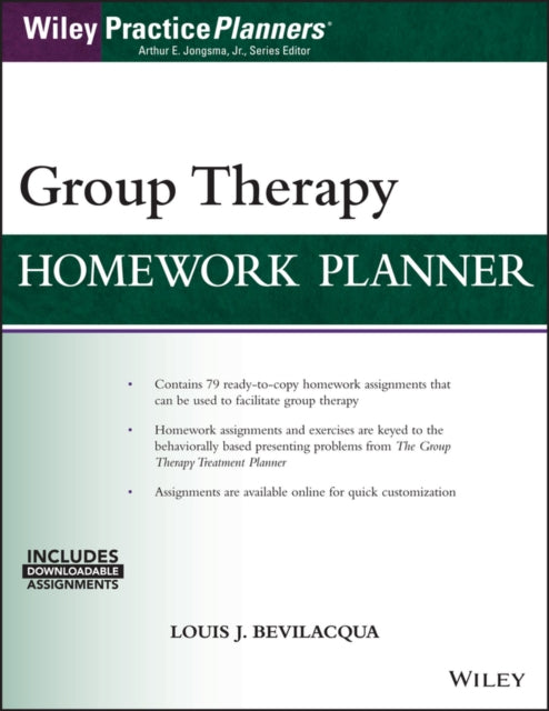 Group Therapy Homework Planner