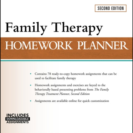 Family Therapy Homework Planner