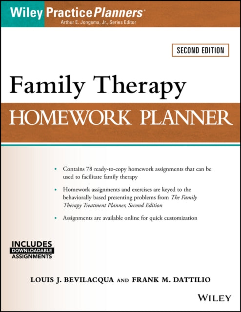 Family Therapy Homework Planner