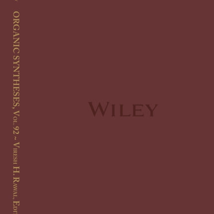 Organic Syntheses Volume 92