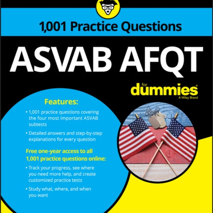 ASVAB AFQT: 1,001 Practice Questions For Dummies