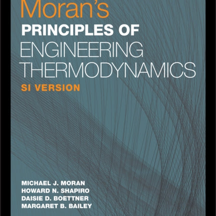 Moran's Principles of Engineering Thermodynamics