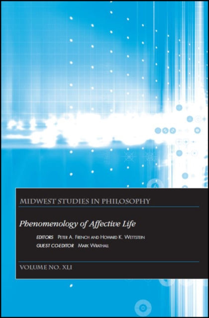 Phenomenology of Affective Life, Volume XLI