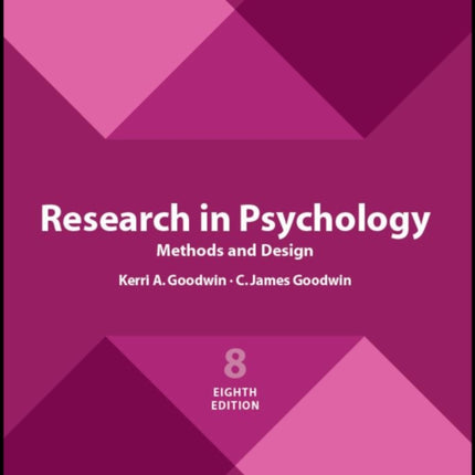 Research in Psychology Methods and Design 8e