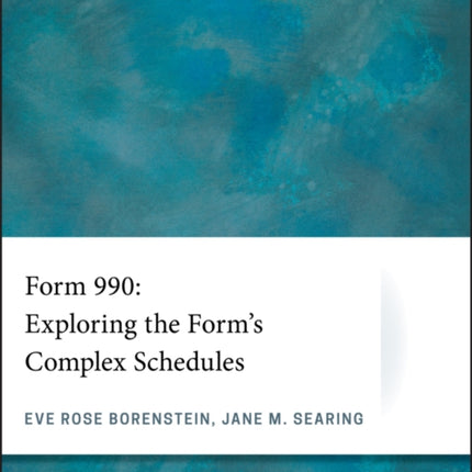 Form 990: Exploring the Form's Complex Schedules