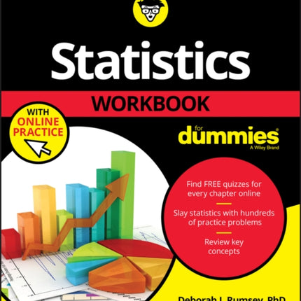 Statistics Workbook For Dummies with Online Practice