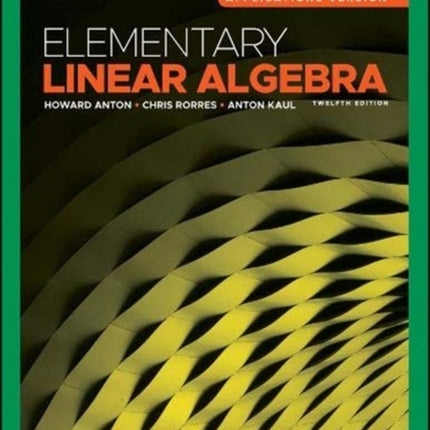 Elementary Linear Algebra, Applications Version, EMEA Edition