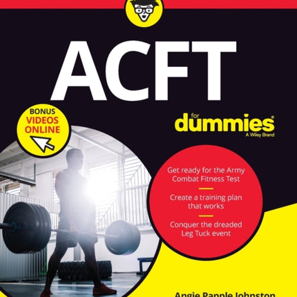 ACFT Army Combat Fitness Test For Dummies: Book + Online Videos