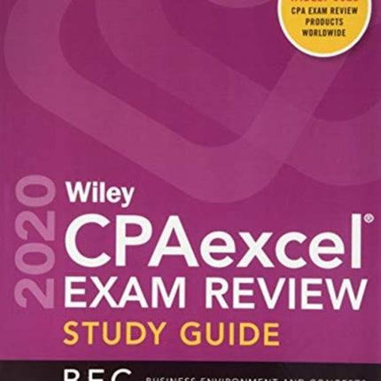 Wiley CPAexcel Exam Review July 2020 Study Guide